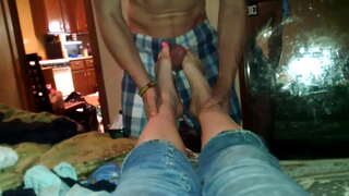 Annette b. äiti footjob