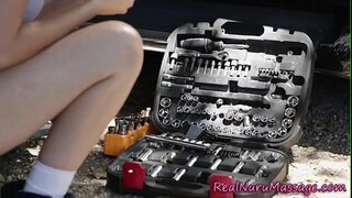 Forslåtte massør jerks