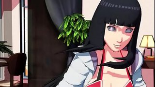 Hinata menari MMD 3D SDM naruto