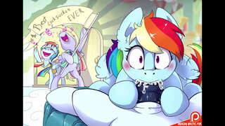 MLP Rainbow Dash Porno Pony Clop Porno de Mi Pequeño Pony