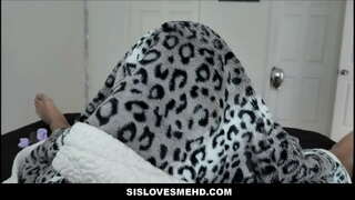 Nette Junge Blonde Teen Stiefschwester Halloween Fuck For Stepbro POV